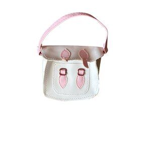 Pink & White 18" Doll Messenger Bag Purse
